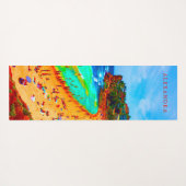 ビーチシーサマー海ライフカラフルパーソナル ヨガマット (裏面(横))