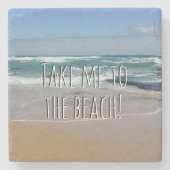 ビーチシーサンドストーンコースター ストーンコースター (正面)