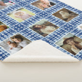 ビーチシーシェフェイクルキルテ航海のートコラージュ シェルパブランケット (3/4)