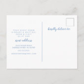 ビーチシーシェルの移動発表 案内ポストカード (裏面)