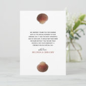 ビーチシーシェルク結婚ラムズサンキューカード サンキューカード (スタンド正面)