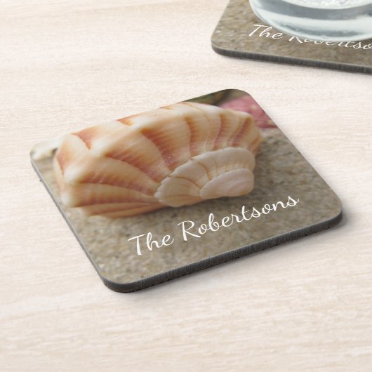 ビーチシーシェルコースタルファミリー名 コースター (左側)