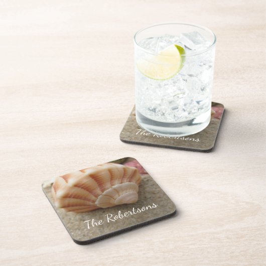 ビーチシーシェルコースタルファミリー名 コースター (右側)