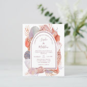 ビーチシーシェルズウォーターカラーコースタルシック (スタンド正面)