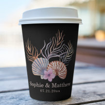 ビーチシーシェルズウォーターカラーコースタルシ結婚ックのPa