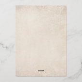 ビーチシーシェルズサンドシーサイ結婚ズ 箔シーズンカード (裏面)