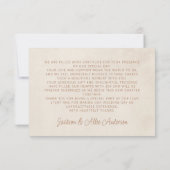 ビーチシーシェルズサンドシー結婚サイドの写真 サンキューカード (裏面)