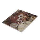 ビーチシーシェルズサンドドル タイル (側面)