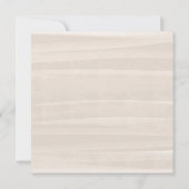 ビーチシーシェルズシーホースとヒトデの赤ちゃんシャワー 招待状 (裏面)