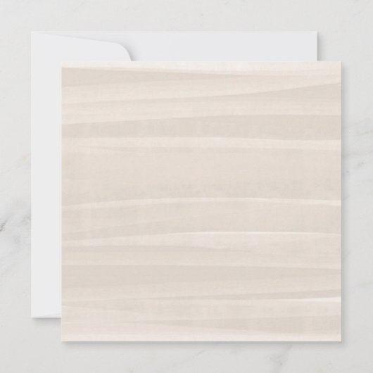 ビーチシーシェルズシーホースとヒトデの赤ちゃんシャワー 招待状 (裏面)