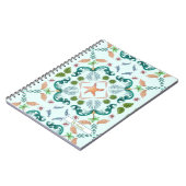 ビーチシーシェルズシーライフと名前 ノートブック (左側)