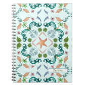 ビーチシーシェルズシーライフと名前 ノートブック (正面)