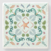 ビーチシーシェルズシーライフ ストーンコースター (正面)