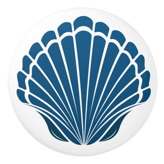 ビーチシーシェルドロワノブ – SRF セラミックノブ (正面)