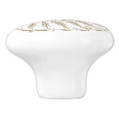 ビーチシーシェルドロワノブ – SRF セラミックノブ (側面)