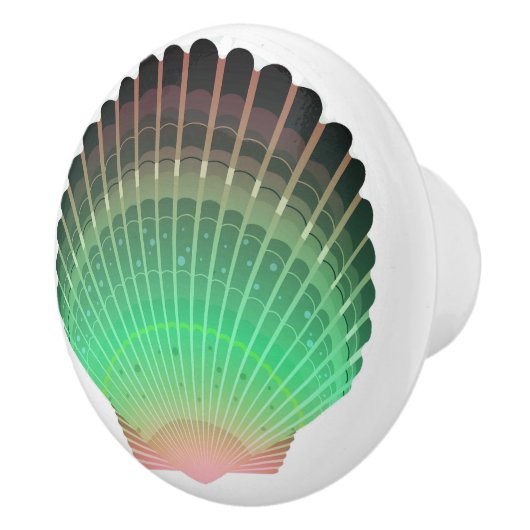 ビーチシーシェルドロワノブ – SRF セラミックノブ (右)