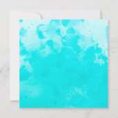 ビーチシーシェル目的地の結婚式の招待状 招待状 (裏面)