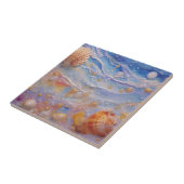 ビーチシーシェル航海のズビーチハイホームデコール タイル (側面)