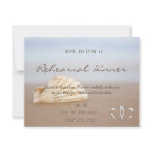 ビーチシーシェル、ハートリハーサルディナー