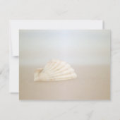 ビーチシーシェル、ハートリハーサルディナー 招待状 (裏面)