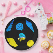 ビーチシーシェル ペーパープレート (パーティー)