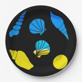 ビーチシーシェル ペーパープレート