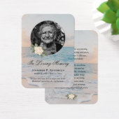 ビーチシーショアイエローフローラメモリアルカード (デスク)