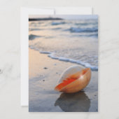 ビーチシーシーシーシェルワイングラス引退 招待状 (裏面)