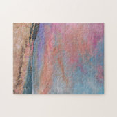 ビーチシースケープファインアート絵画ビーチ ジグソーパズル (横)