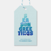 ビーチシーズングリーティング ギフトタグ (正面)