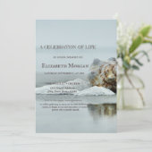 ビーチシーセルお祝いオブライフ 招待状 (スタンド正面)