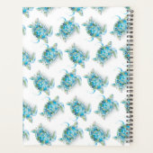 ビーチシータートルパターン新学期プランナー プランナー手帳 (裏面)