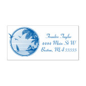 ビーチシーパーソナライズされたン セルフインキングスタンプ (デザイン)