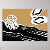 ビーチシーフロップバスルーム ポスター (正面)