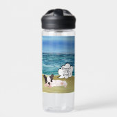 ビーチシーボストンテリア ウォーターボトル (正面)