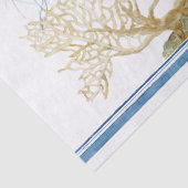 ビーチシーライフコーラルカニジェリーフィッシュブルーnホワイト 薄葉紙 (詳細)