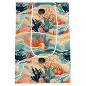 ビーチシーライフ ミディアムペーパーバッグ (裏面)