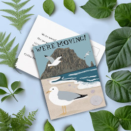 ビーチシール移動アナウンスメントアドレスの変更 ポストカード