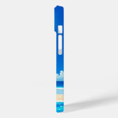 ビーチシーンの背後にある雲電話 Case-Mate iPhoneケース (裏面 / 左)