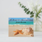 ビーチシーンはがき ポストカード (スタンド正面)