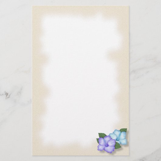 ビーチシーンひな形 便箋 (正面)