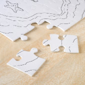 ビーチシーンアダルトカラーリングパズル ジグソーパズル (側面)