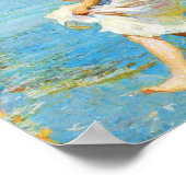 ビーチシーンアートbyエドワード・ヘンリー・ポットサスト ポスター (角)