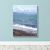 ビーチシーンキャンバスプリント キャンバスプリント (インサイチュ (ウッドフロア))