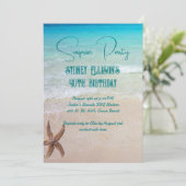 ビーチシーンサプライズパーティーカスタム時代 招待状 (スタンド正面)