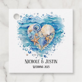 ビーチシーンヒトデ結婚ィッシュ フェイバータグ