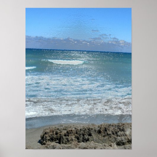 ビーチシーンポスター ポスター (正面)