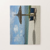 ビーチシーンモーリシャス。 ジグソーパズル (縦)