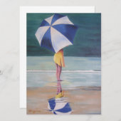 ビーチシーン招待状 招待状 (正面/裏面)