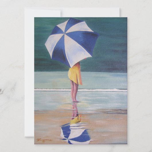 ビーチシーン招待状 招待状 (正面)